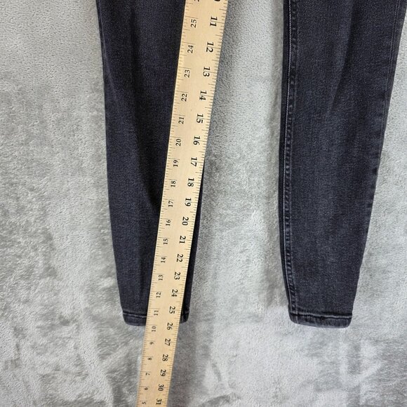 Zara Jeans Womens Size 2 Charcoal Gray Skinny High Rise Join Life Stretch Denim - Picture 4 of 10